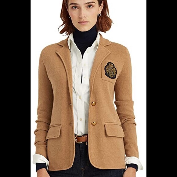 Ralph Lauren Jackets & Coats Ralph Lauren Bullion Crest Patch Knit
